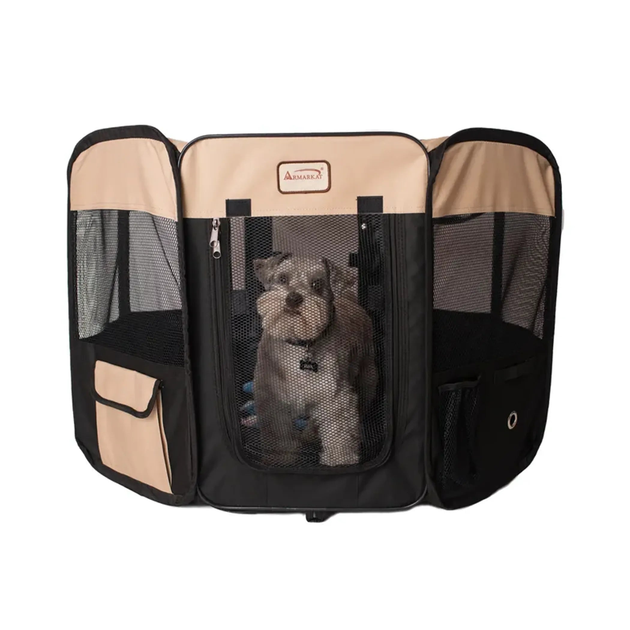 Armarkat PP003BGE-M Portable Pet Playpen I